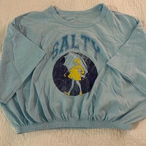 Offline by Aerie Cropped “Salty” T-Shirt